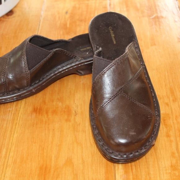Nwob Croft&Barrow Lther slide Shoes Sz 7M - Picture 1 of 4